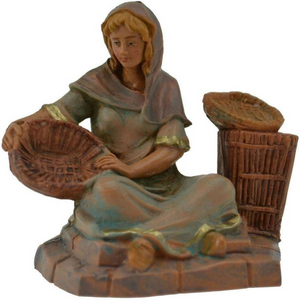 Cestaia n. 940 per presepe Fontanini di 9,5 cm - Galleria Mariana