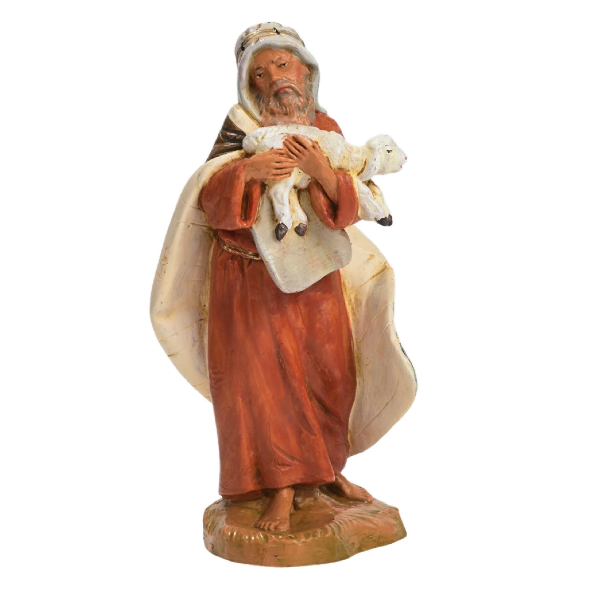 Shepherd with sheep no. 395 for Fontanini nativity scene 19 cm new 202 ...