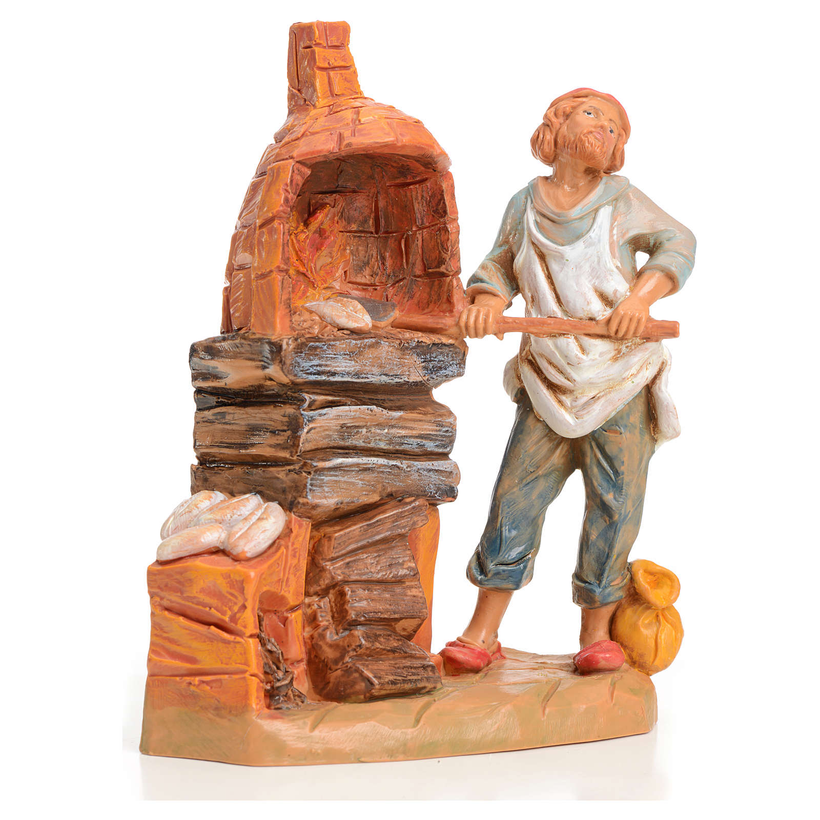 Fornaio n. 871 per presepe Fontanini di 9,5 cm - Galleria Mariana