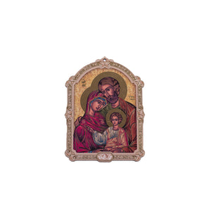 Quadro in legno smaltato della Sacra Famiglia - Galleria Mariana