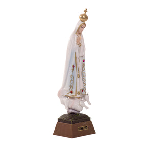 Particolare Statua della Madonna di Fatima 11 cm - Galleria Mariana