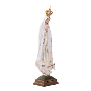 Particolare Statua della Madonna di Fatima 25 cm - Galleria Mariana