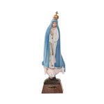 Statua segnatempo della Madonna di Fatima 17 cm - Galleria Mariana