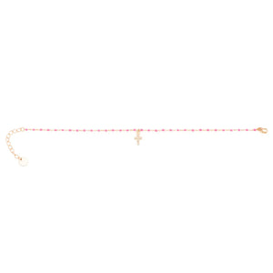 Bracciale Icona CRUCIS - fuxia - Galleria Mariana
