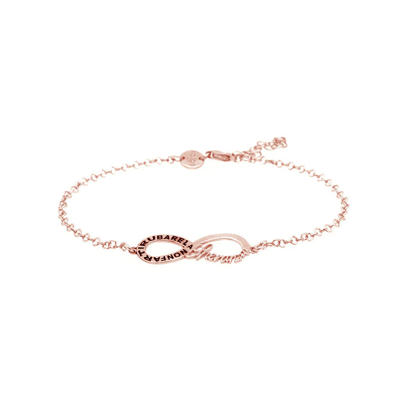 Bracciale Agios Infinitum rosé - Galleria Mariana