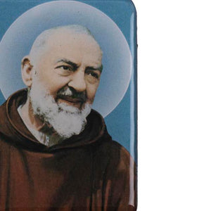 Particolare Calamita con volto di San Padre Pio - Galleria Mariana