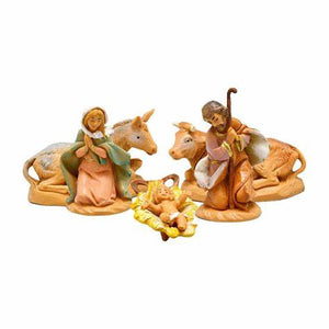 Set 5 pezzi Natività per presepe Fontanini di 9,5 cm - Galleria Mariana