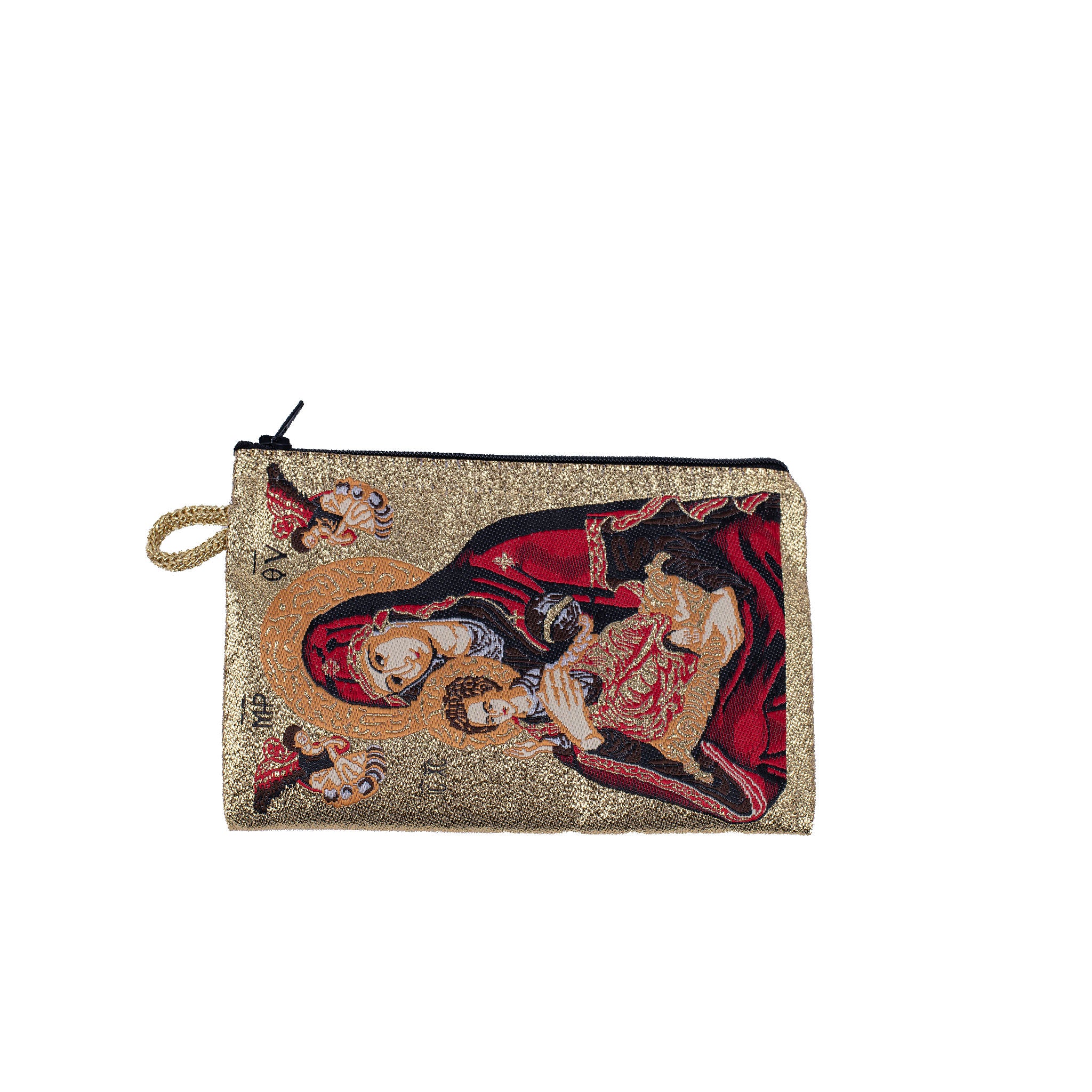 Pochette religiosa della Madonna delle Ombre rossa - Galleria Mariana