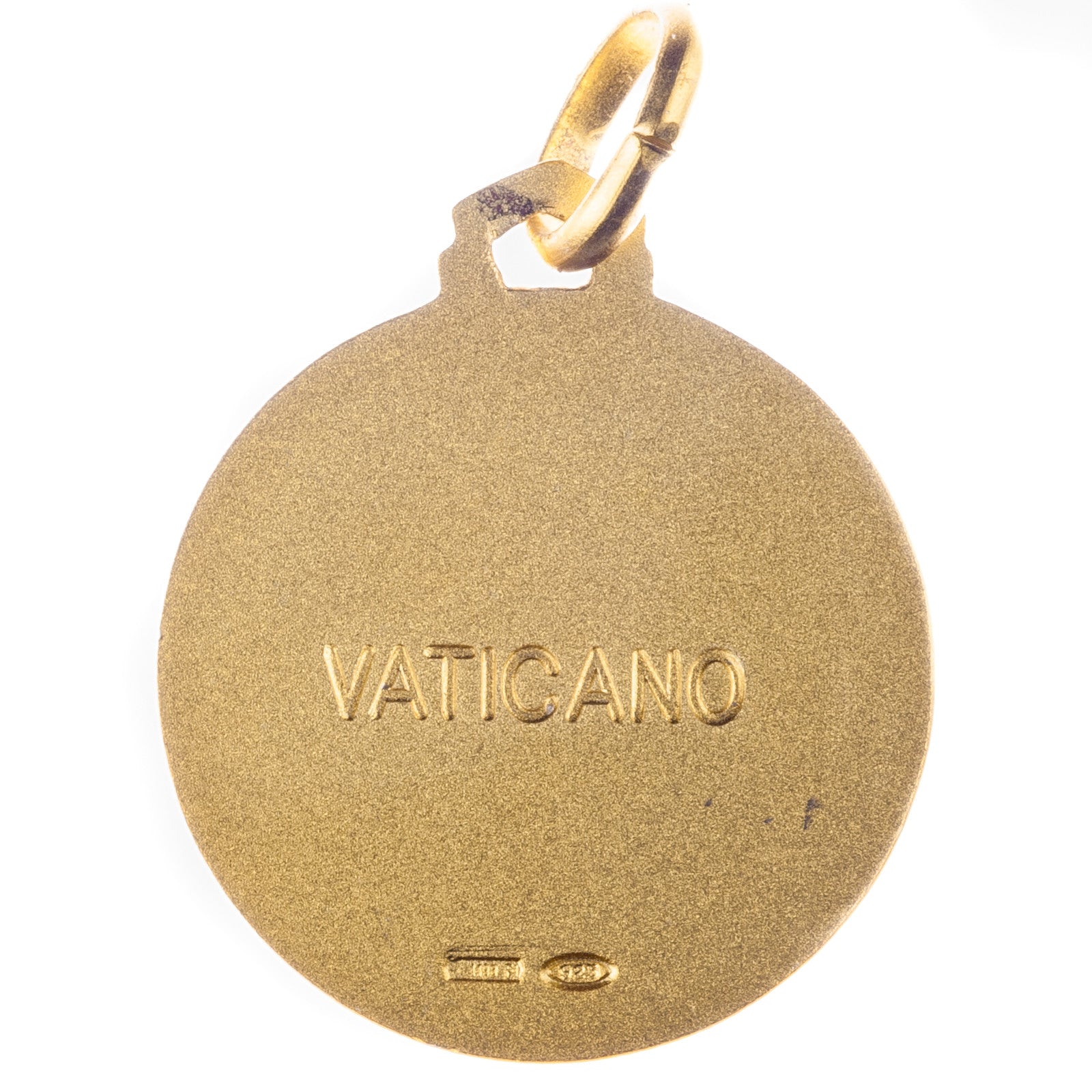 Retro Medaglia d'argento placcata oro del Sacro Cuore di Maria - Galleria Mariana