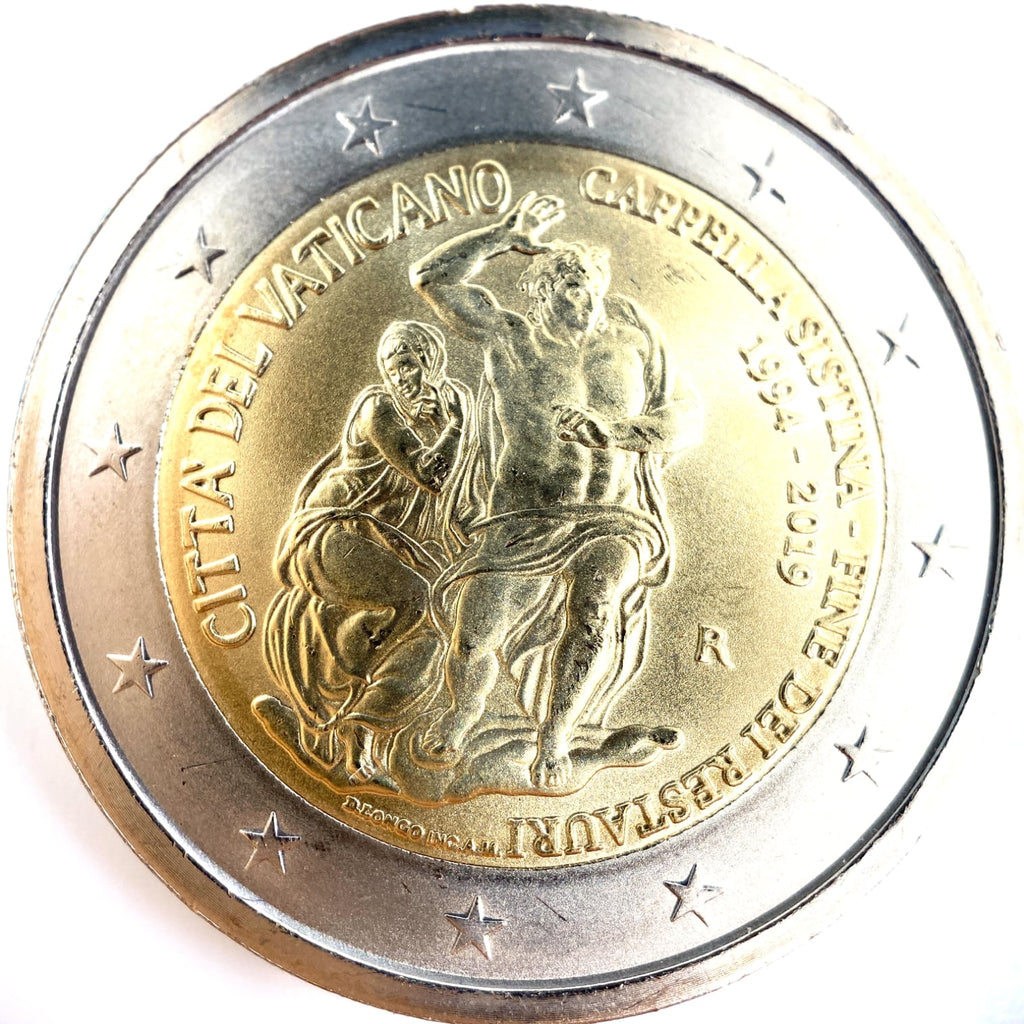 Moneta da 2 Euro del Vaticano anno di emissione 2019 - Galleria Mariana