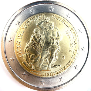 Moneta da 2 Euro del Vaticano anno di emissione 2019 - Galleria Mariana