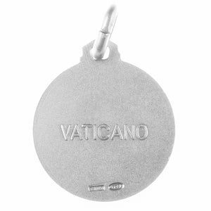 Retro Medaglia d'argento del Sacro Cuore di Gesù - Galleria Mariana