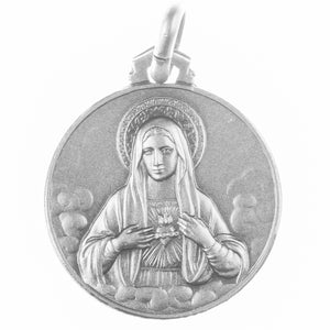 Medaglia d'argento del Sacro Cuore di Maria - Galleria Mariana