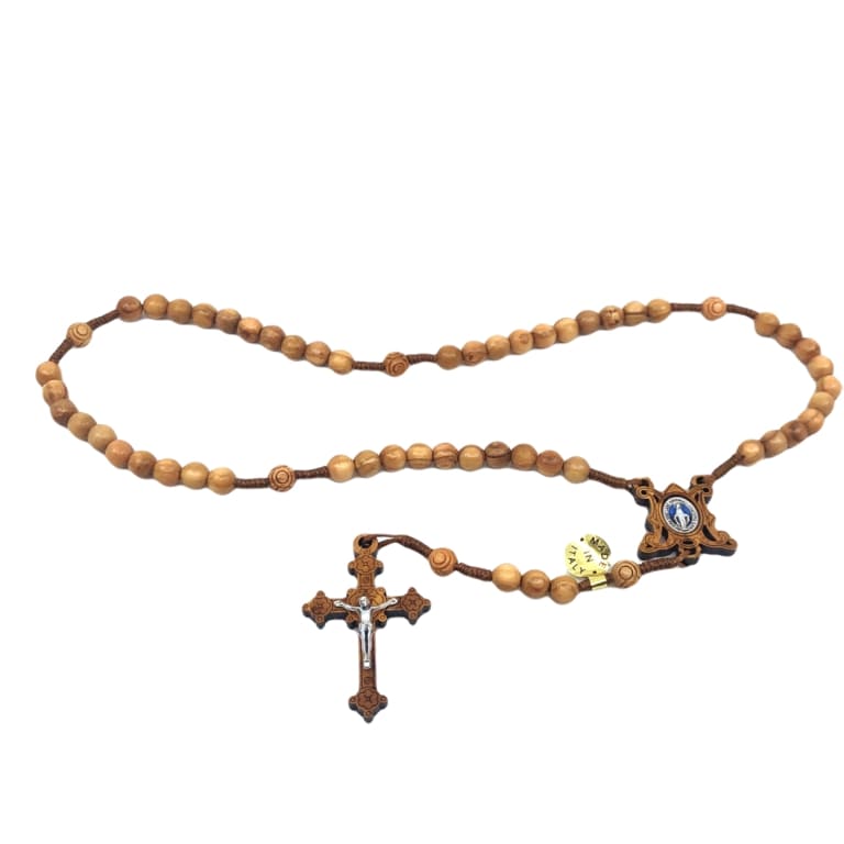 Our Lady of Peace Wood Rosary - Our Lady of Peace Gift Shop Webstore