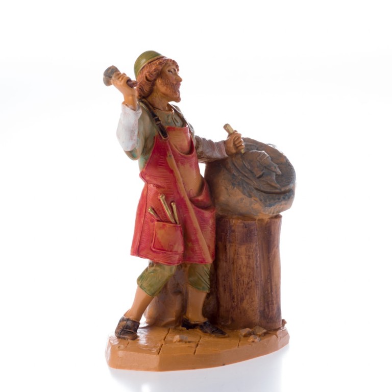 SCULTORE N. 165 PER PRESEPE FONTANINI 12 CM Galleria Mariana