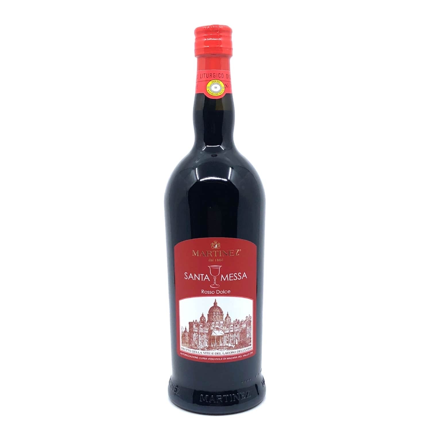 Vino da messa rosso dolce Martinez 100cl - Galleria Mariana